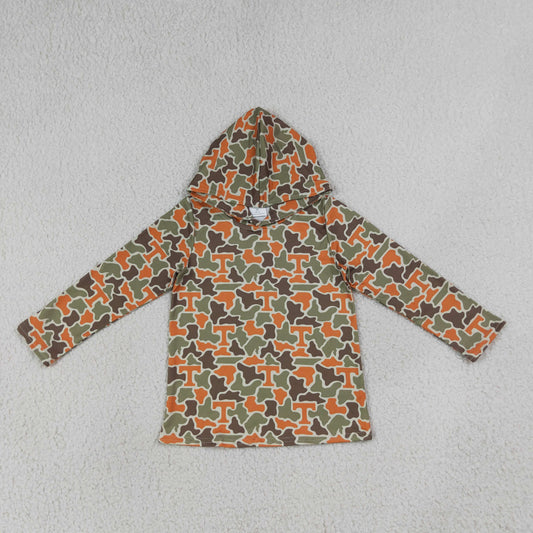 Baby Boys Long Sleeve Camo Tennessee Team Hoodies Top