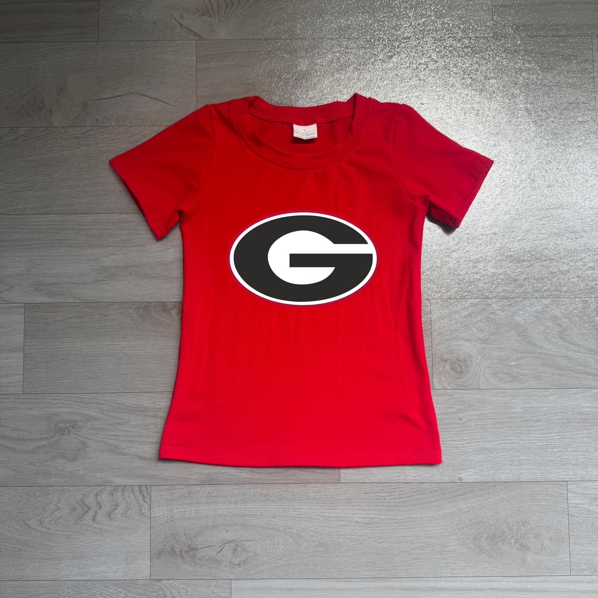 Baby Boys Short Sleeve Vinyl Georgia Team T-shirts Tops