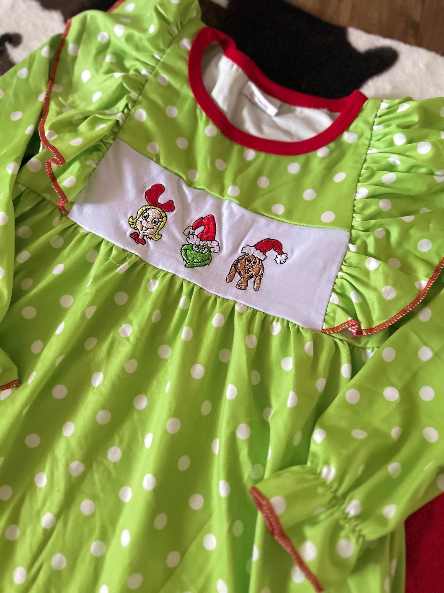 Baby Girls Christmas Frogs Ruffle Pants Clothes Sets