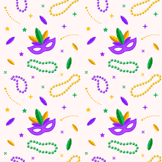 Baby Girls Mardigras Anchors Masks Zipper Pullovers Skirt Shorts Yoga Clothes Set Preorder