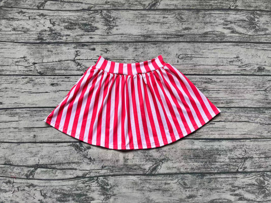 Baby Girls Pink Hotpink Stripes Knee Length Skirts