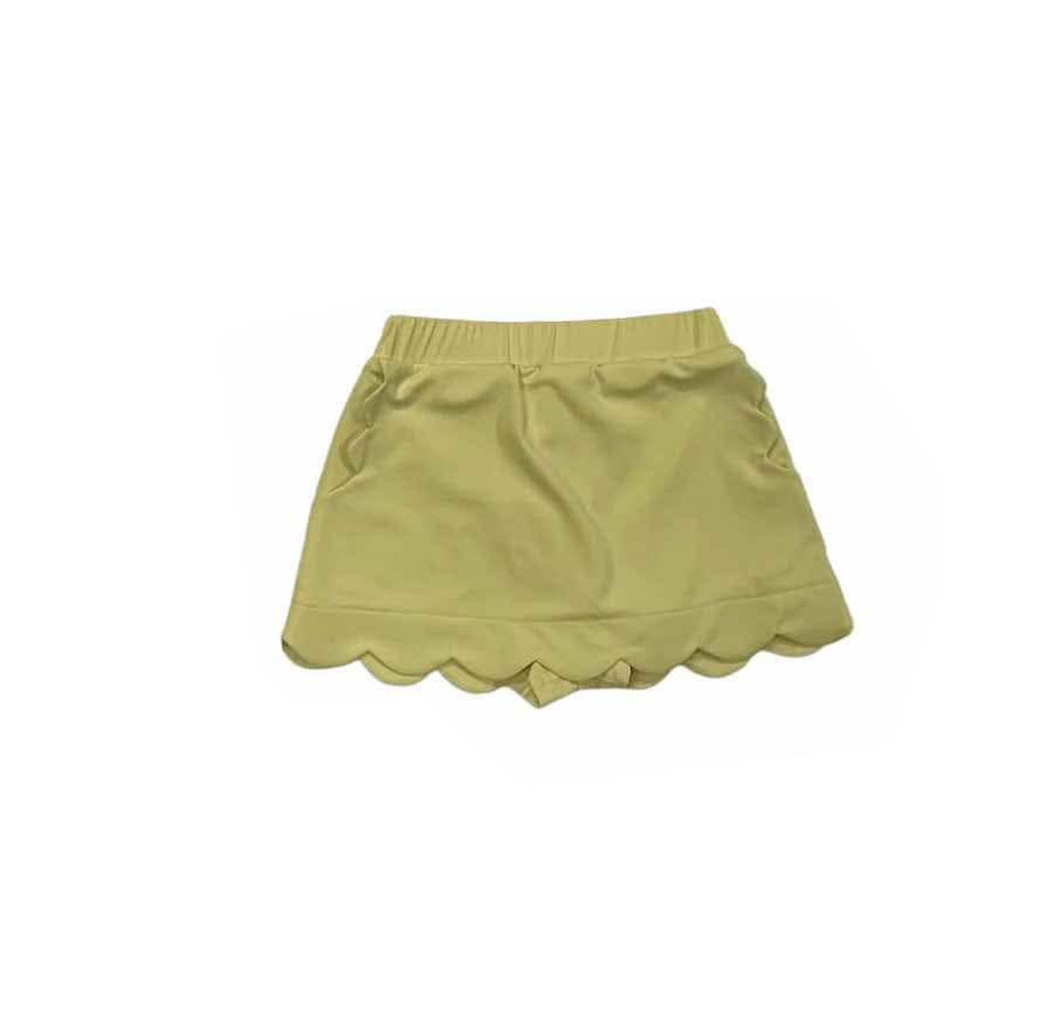Preorder moq 5 Baby Girls Khaki Skorts Bottoms