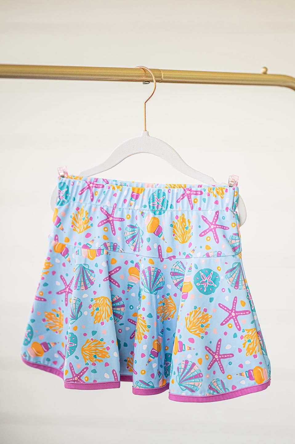 Baby Girls Blue Sea World Shorts Skirts Preorder