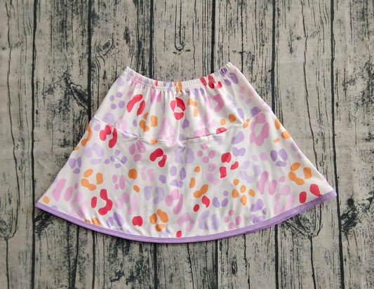 Baby Girls Colorful Leopard Shorts Skirts