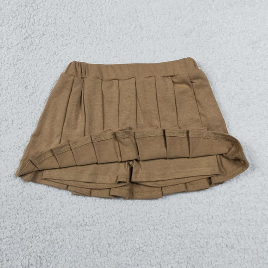 Baby Girls Khaki Cotton Skirt Shorts Bottom