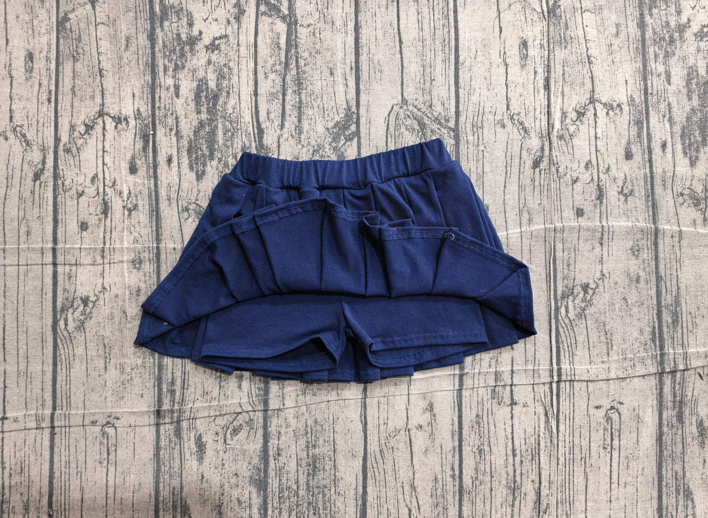 Baby Girls Navy Cotton Skirt Shorts Bottom