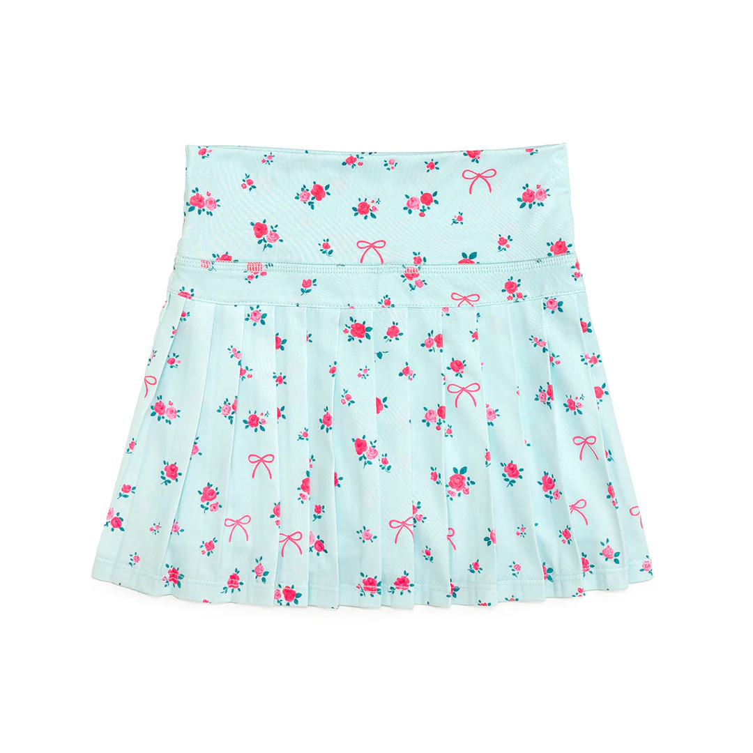 Baby Girls Bows Flowers Yoga Active Pleated Skirt Shorts Bottom Preorder