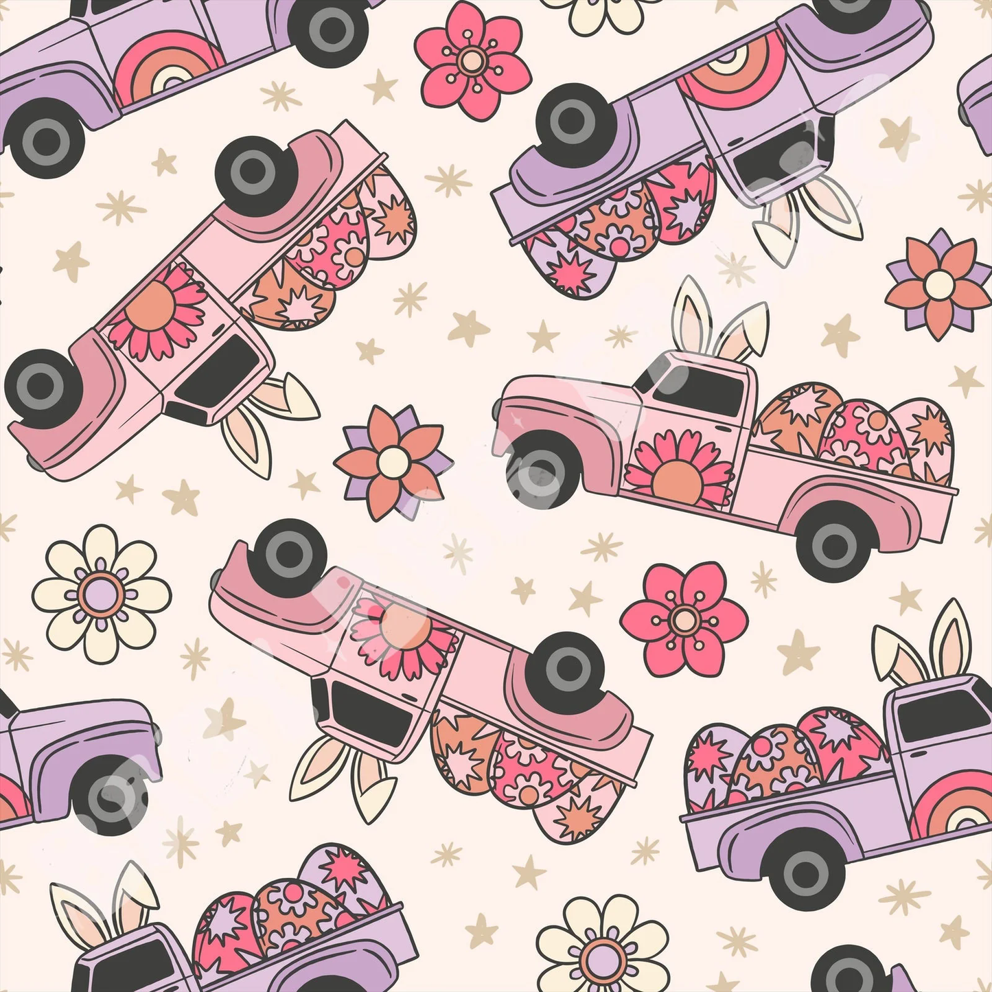 Baby Girls Flowers Eggs Trucks Pants Easter Pajamas Sets Preorder