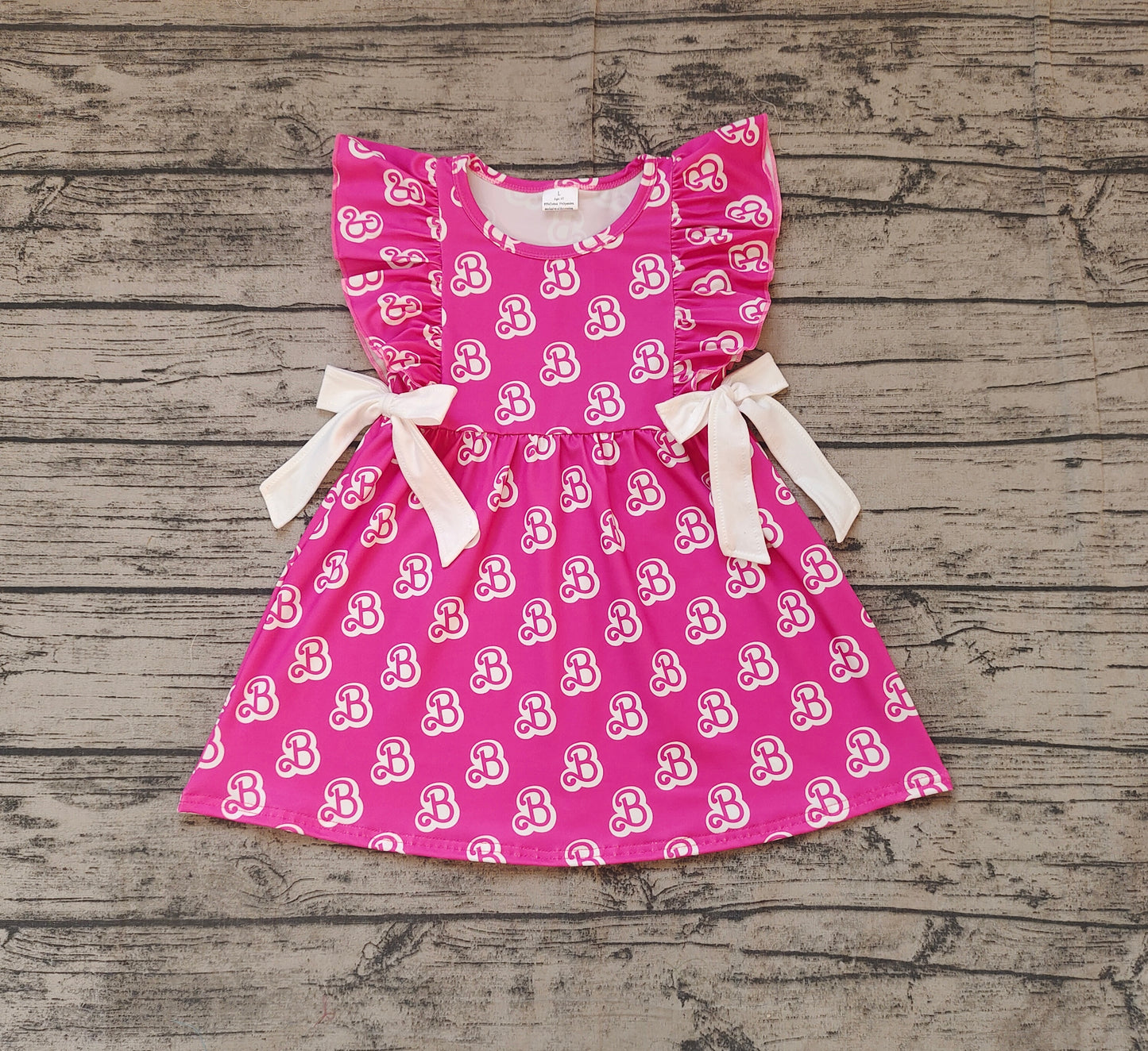 Baby Girls Doll B Bows Knee Length Dresses