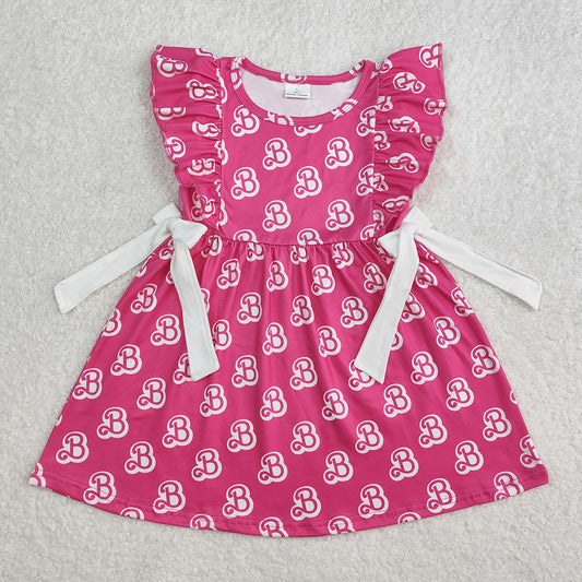 Sibling Baby Girls Doll B Bows Rompers Dresses