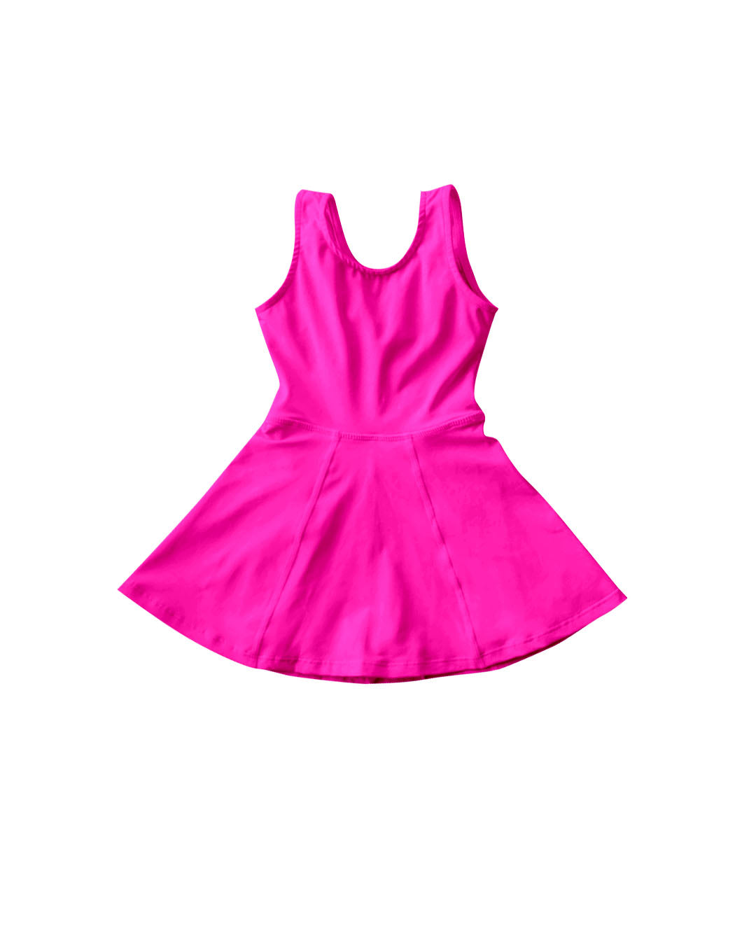 Baby Girls Hot Pink Yoga Skort Knee Length Dresses Preorder