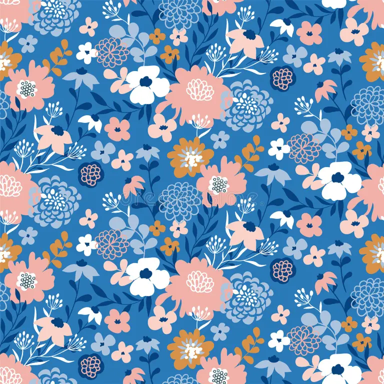 Baby Girls Sleeveless Colorful Flowers Knee Length Dresses Preorder