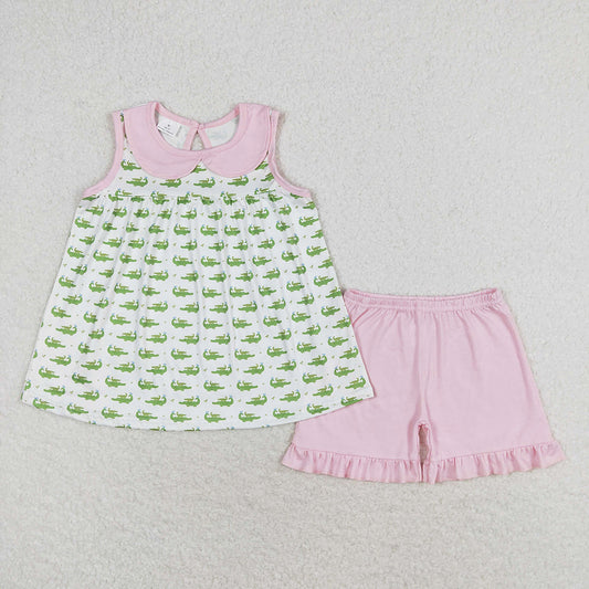 Sibling Boys Baby Girls Crocodile Cute Outfits Clothes Sets
