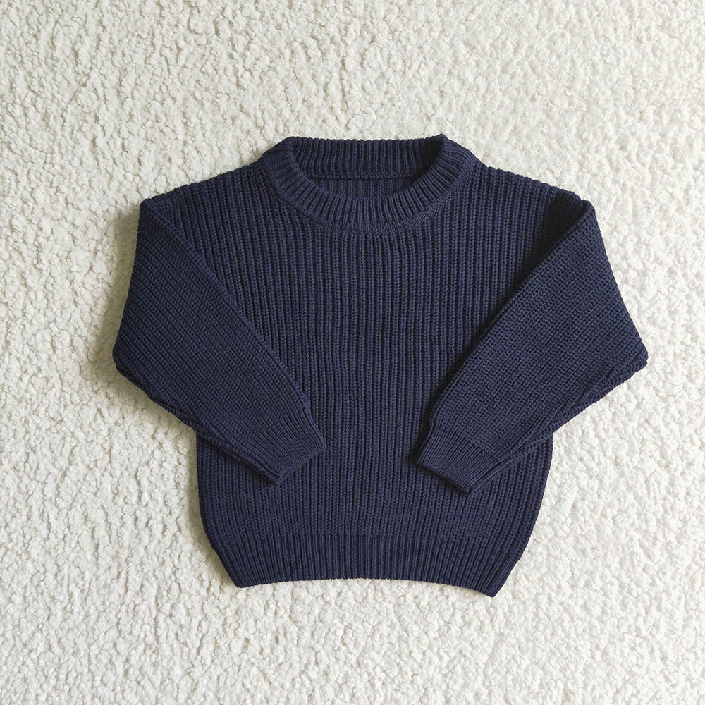 USA Shop Baby Girls Fall navy blue Color Sweaters
