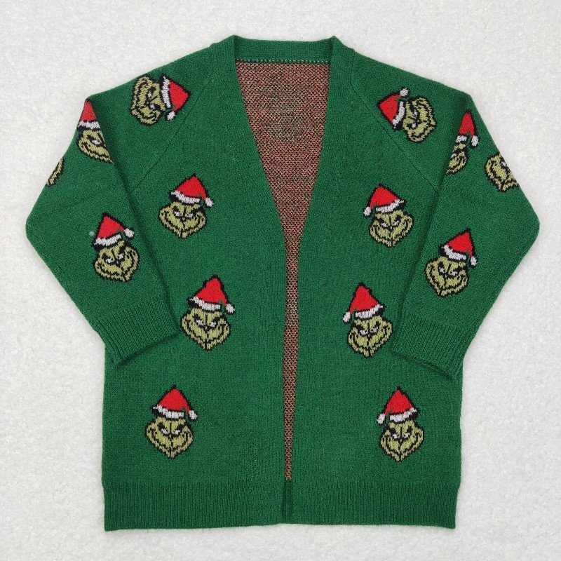 Sibling Baby Girls Christmas Long Sleeve Sweaters Cardigans