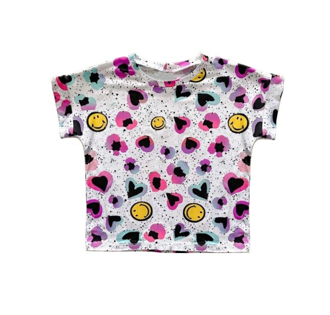 Adult Women Hearts Valentines Summer Tee Shirts Tops Preorder