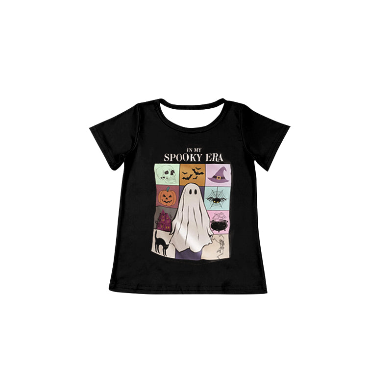 Adult Women Mama Spooky Era Halloween Short Sleeve Tee Shirts Tops Preorder