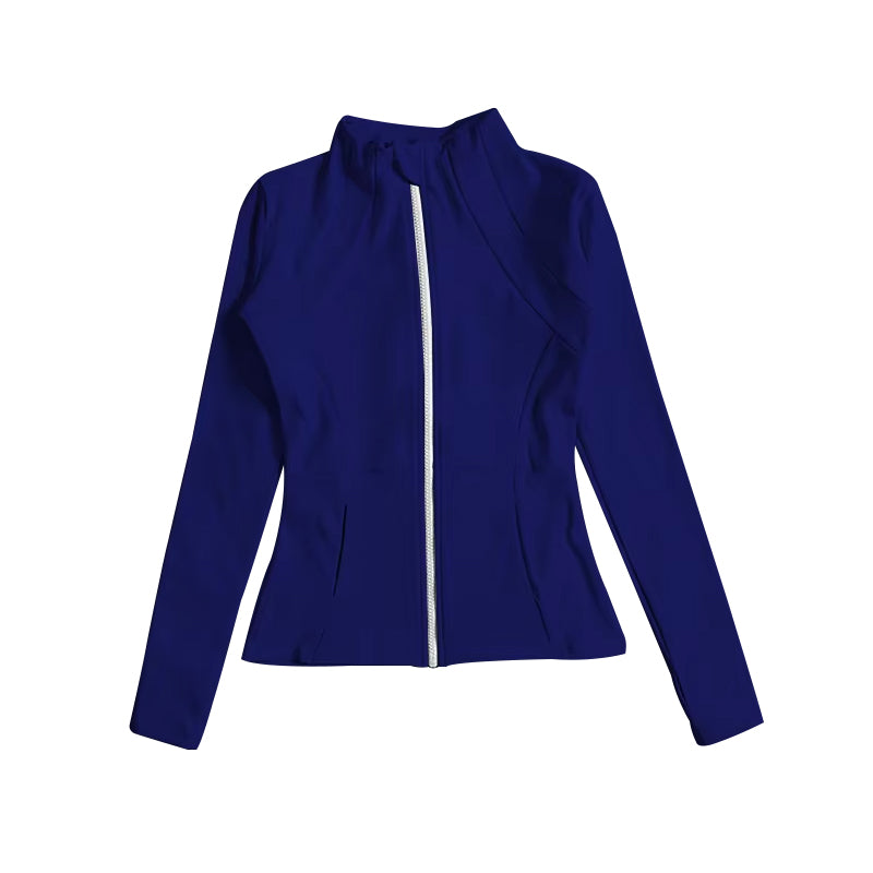 Baby Girls Navy Zip Pocket Yoga Active Wear Jackets Preorder