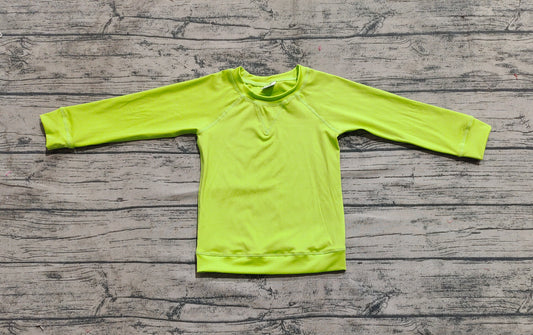 Baby Girls Green Long Sleeves Yoga Shirts Tops