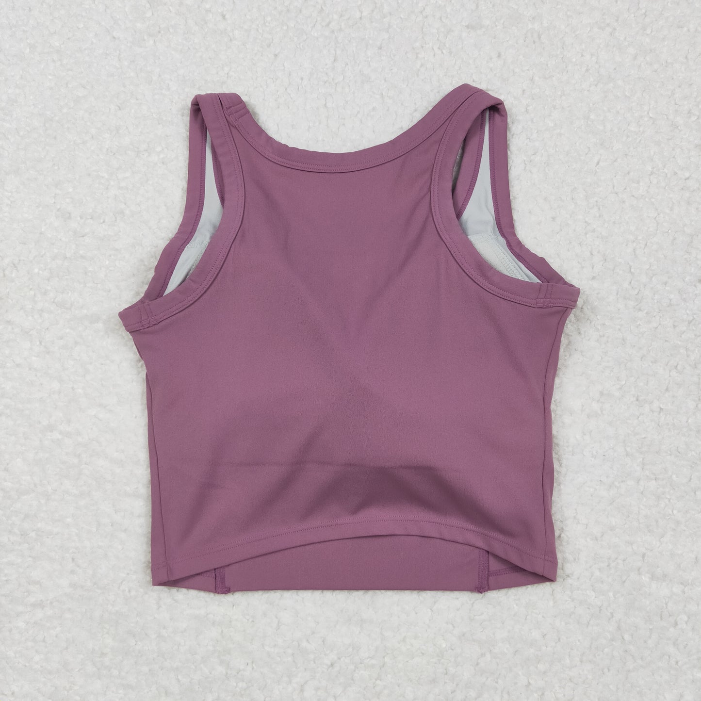 USA Adult Women Lavender Sleeveless Yoga Active Shirts Top