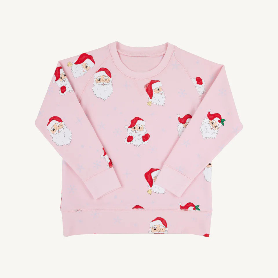 Baby Girls Pink Santa Snowflake Christmas Tee Shirts Top