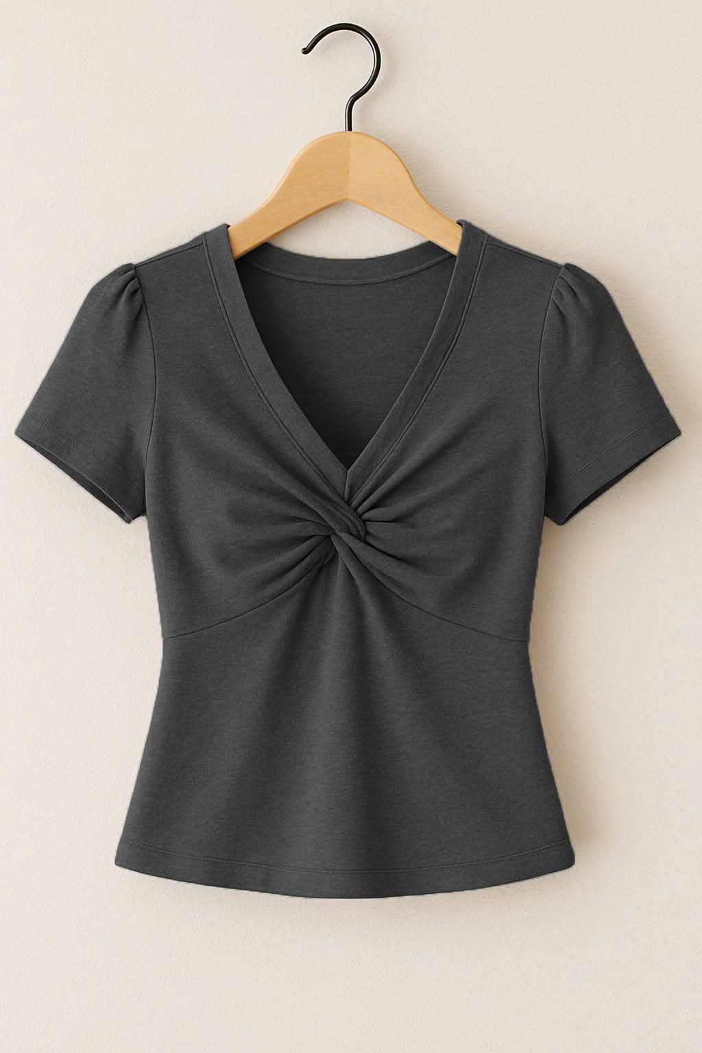 Baby Girls Black Short Sleeve Yoga T-shirts Top Preorder