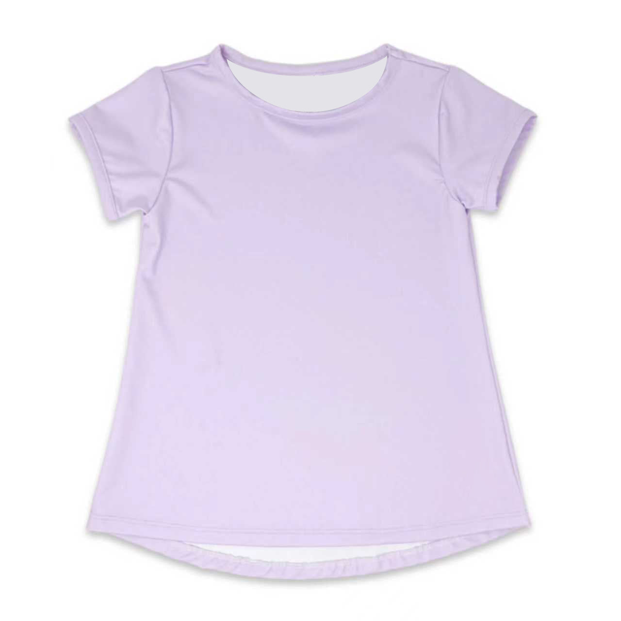 Baby Girls Lavender Short Sleeve Yoga T-shirts Top Preorder