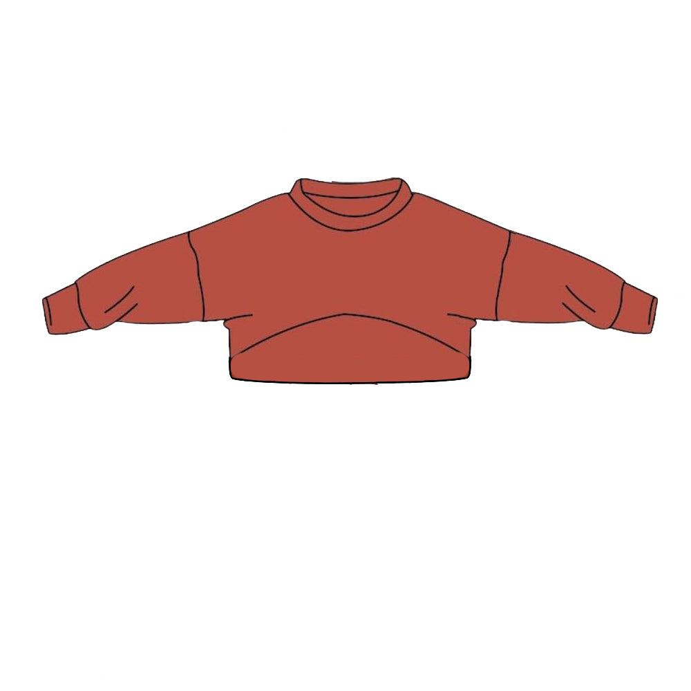Baby Girls Brown Long Sleeve T-shirt Top Preorder