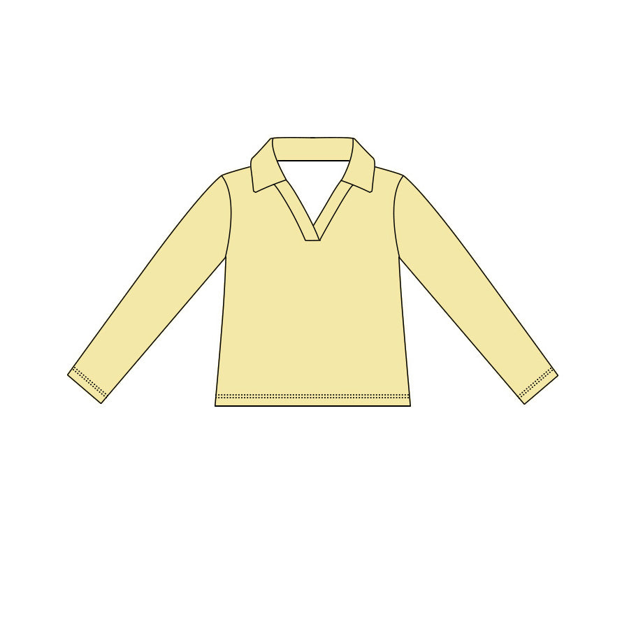 Baby Girls Yellow Long Sleeve Yoga Active T-shirts Top Preorder