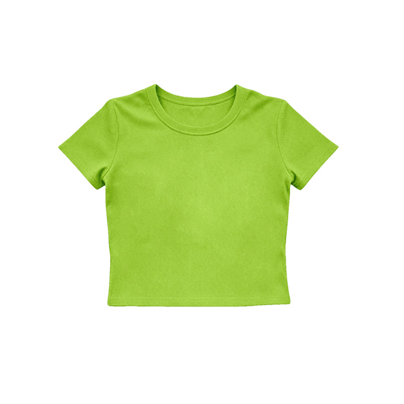 Baby Girls Green Short Sleeve Yoga Active T-shirts Top Preorder