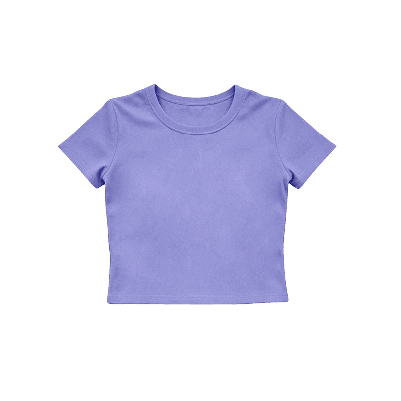 Baby Girls Purple Short Sleeve Yoga Active T-shirts Top Preorder