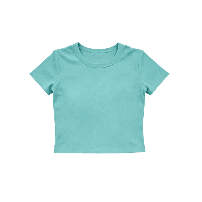 Baby Girls Aqua Short Sleeve Yoga Active T-shirts Top Preorder