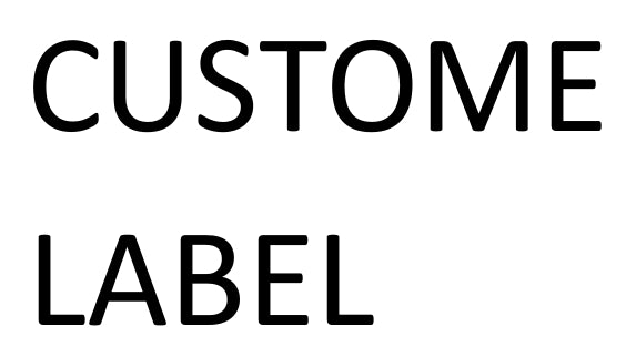 Custom Labels moq 1000pcs preorder(please read notes)