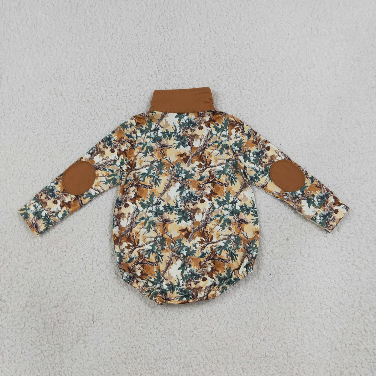 Sibling Baby Boys Long Sleeves Ducks Plaid Hunting Zipper Rompers