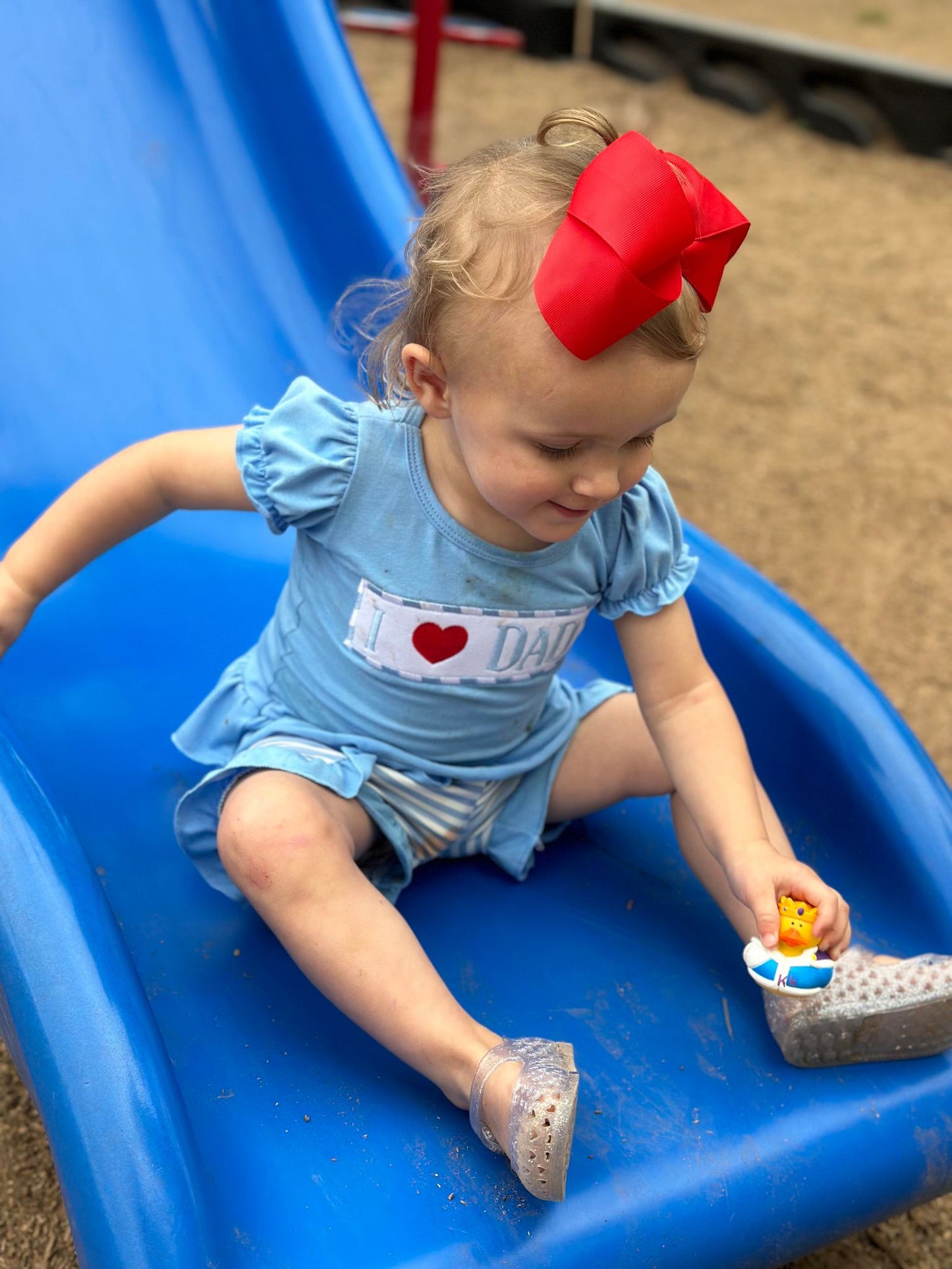 Baby Girls I love Dad Summer Shorts Clothes Sets