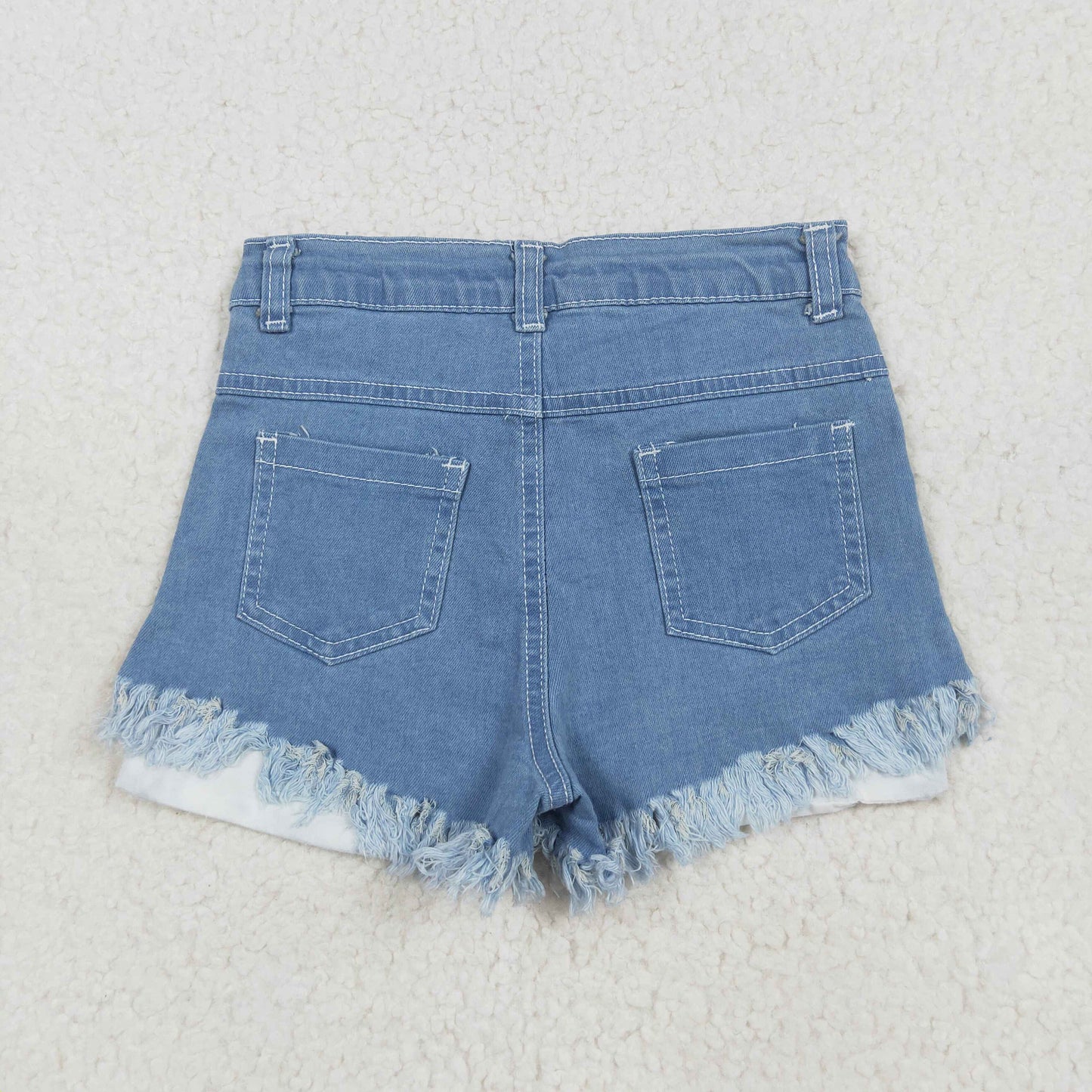 USA Shop Baby Girls Stars Stripe 4th of July Denim Shorts Bottom