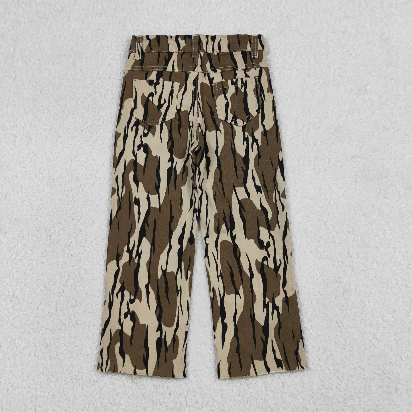 Baby Boys Southern Olive Camo Tree Branches Denim Pants Jeans
