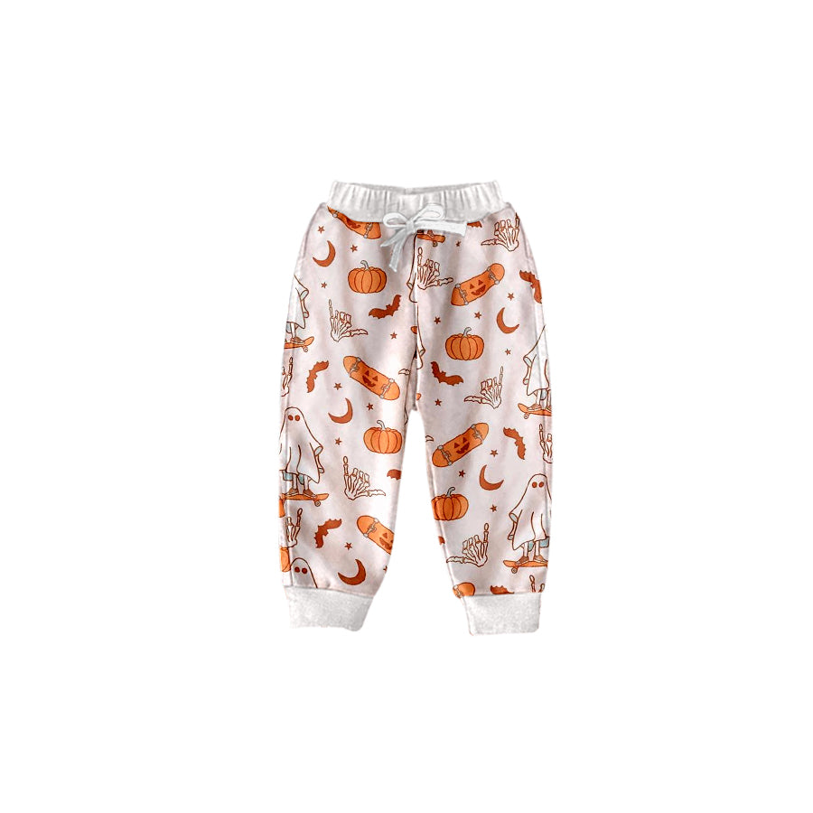 Baby Boys Halloween Pumpkin Scooter Pants Preorder