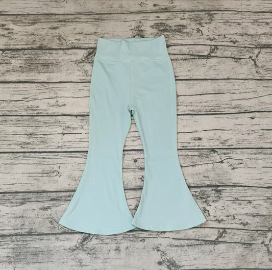 Baby Girls Green Yoga Active Wear Bell Bottom Pants