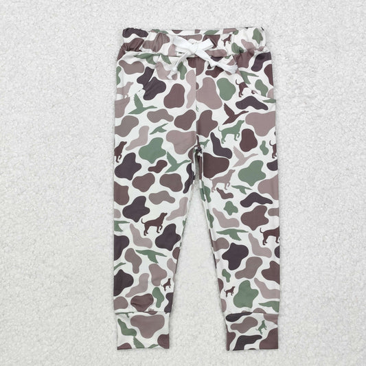 Sibling Baby Boys Ducks Dogs Hunting Camo Pockets Legging Pants Hoodies Pullovers Top