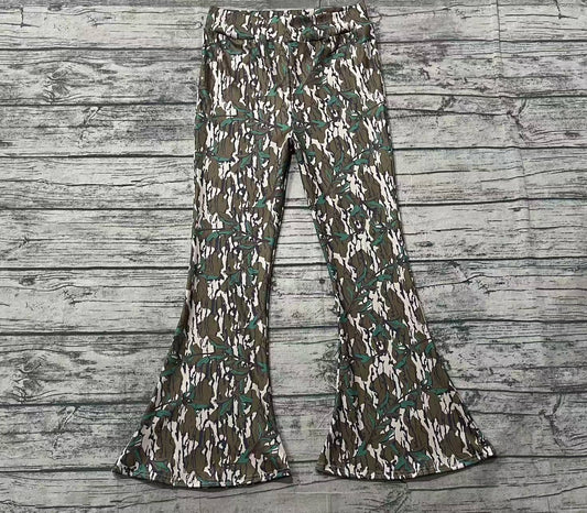 Adult Women Bottomland Camo Tree Bottom Bell Pants