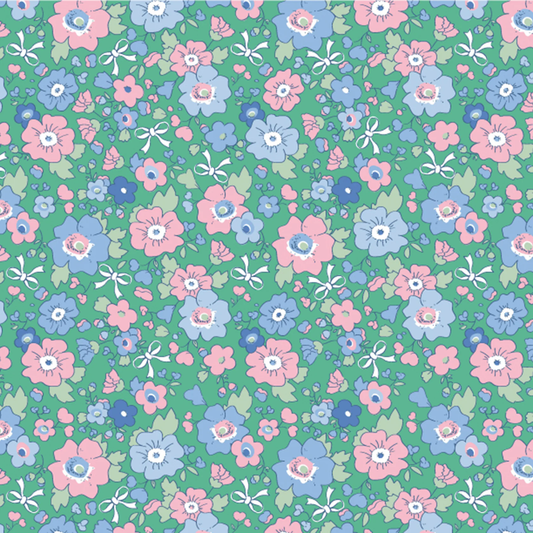 Baby Girls Green Pink Flowers Leggings Pants Preorder