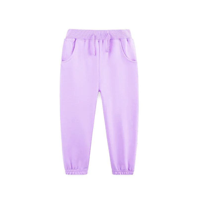 Baby Girls Lavender Pockets Leggings Pants With Belt Preorder