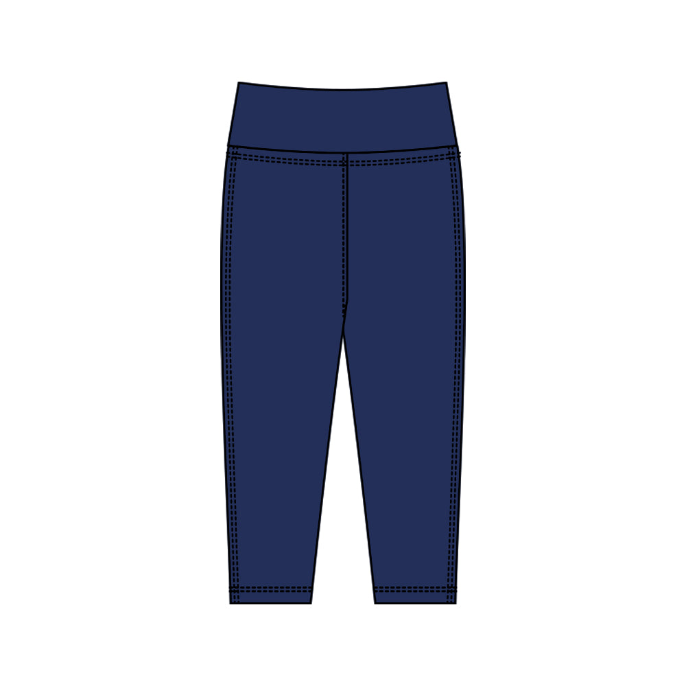 Baby Girls Navy Yoga Leggings Pants Bottom Preorder