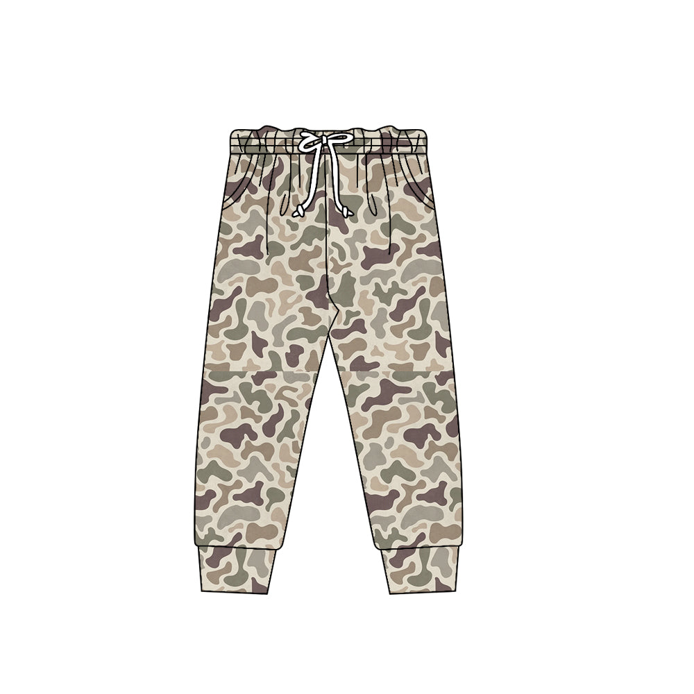 Baby Boys Khaki Camo Pockets Southern Jogger Pants Bottom Preorder