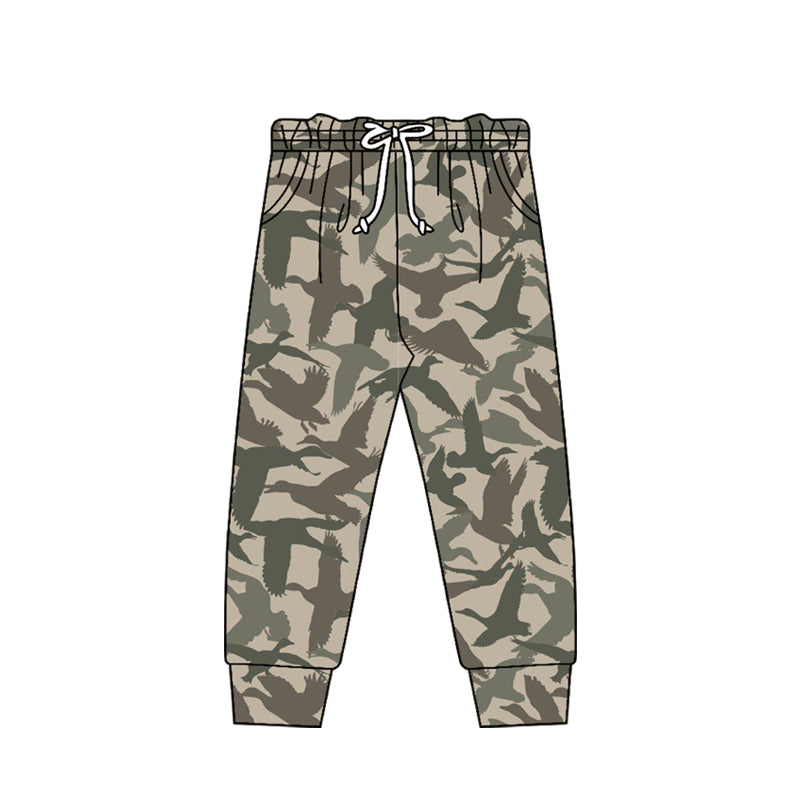 Baby Boys Ducks Camo Pockets Hunting Jogger Pants Bottom Preorder