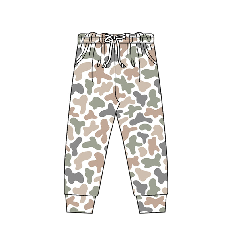 Baby Boys Khaki Camo Pockets Southern Jogger Pants Bottom Preorder
