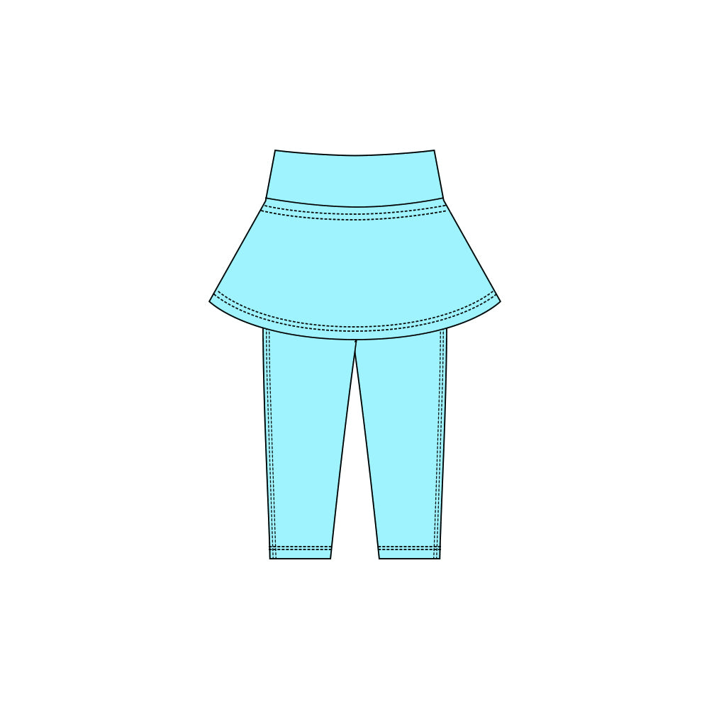 Baby Girls Aqua Yoga Tunic Leggings Pants Bottom Preorder