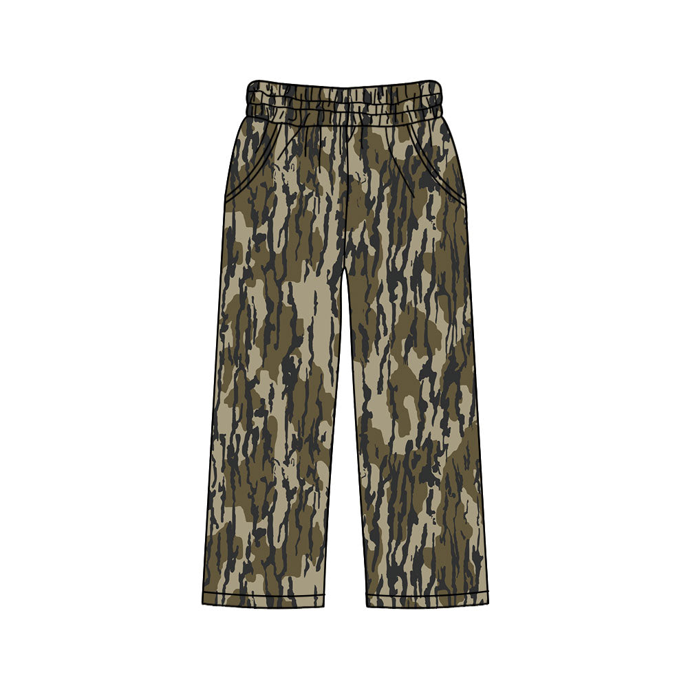 Adult Women Southern Camo Pockets Straight Pants Bottom Preorder