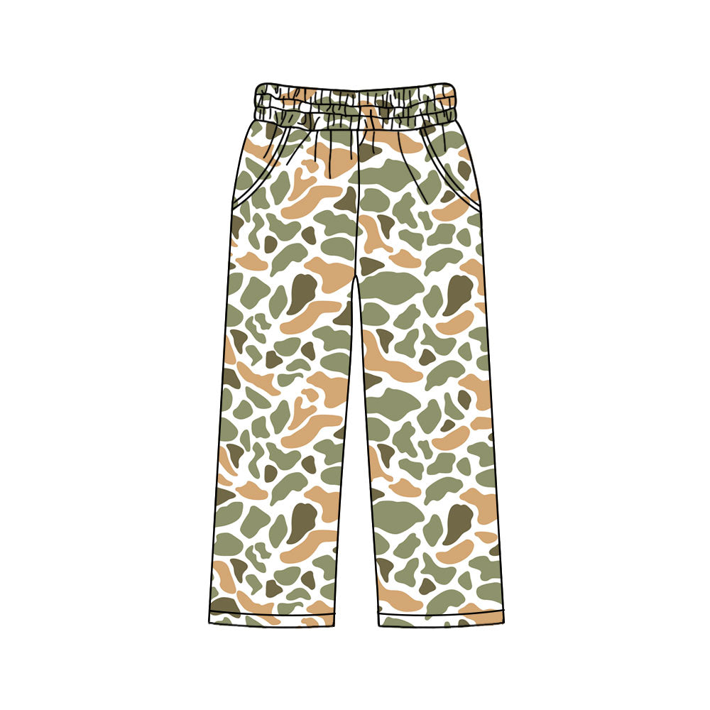 Adult Women Southern Camo Pockets Straight Pants Bottom Preorder